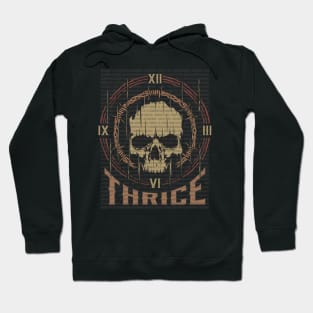 Thrice Vintage Skull Hoodie